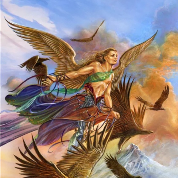 Archangel Raphael Air Elemental Greeting Card - Picture 2 of 4